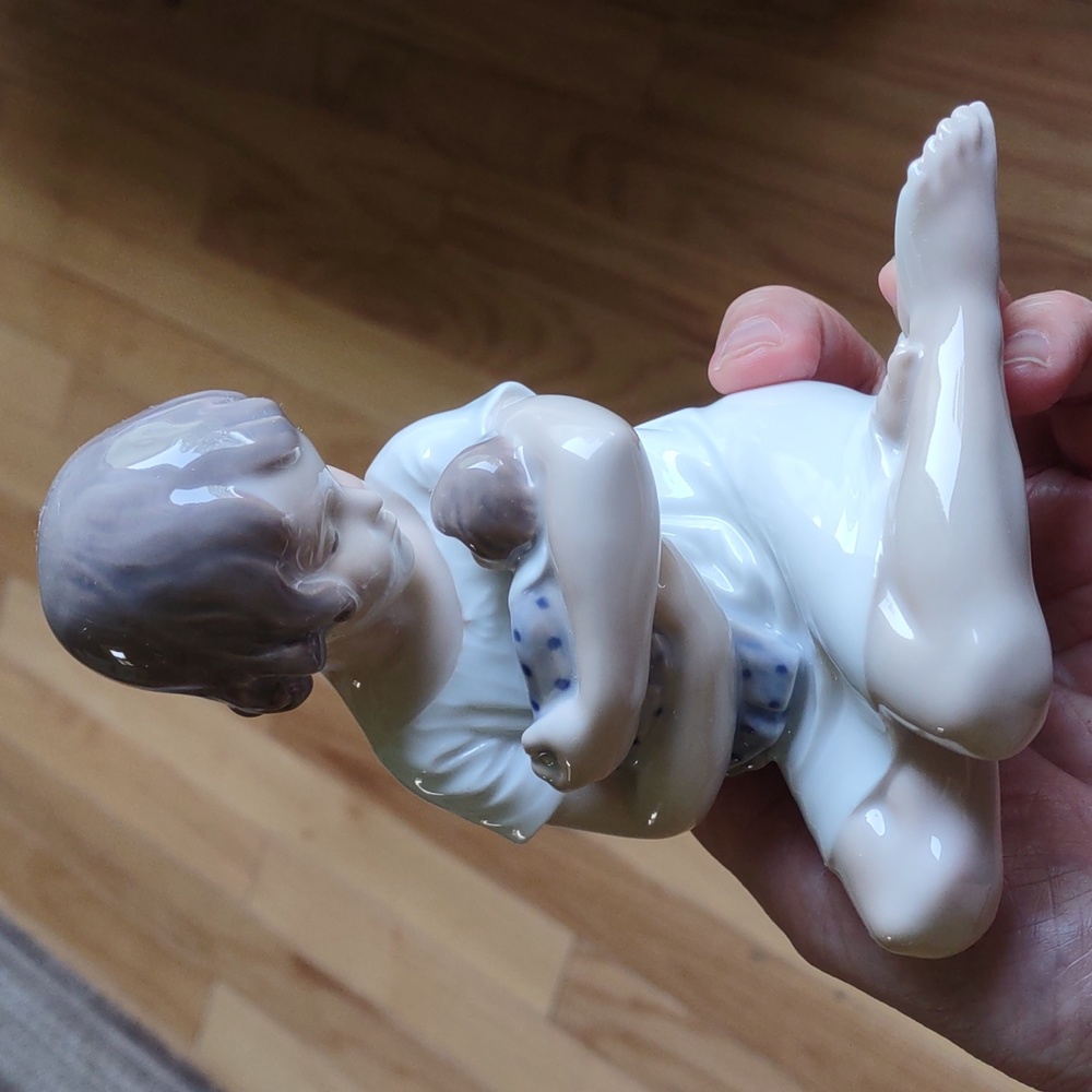 Royal Copenhagen Figurine Girl with Doll